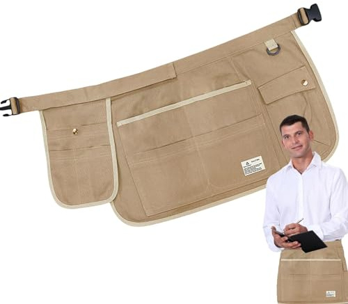 Garden Tool Belt for Women | Waist Apron for Gardening - Multi-Pocket Tool Belt Pouch, Work Apron for Carpenters and Builders, Canvas Adjustable Belt Bag