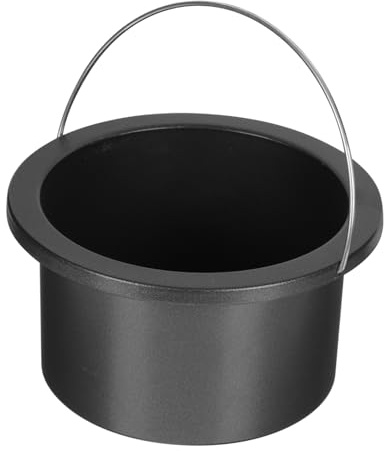 FONDOTIN Wax Heater Pot Inner Bowl 101mm Non-stick Aluminum Wax Melting Container for Hair Removal Waxing Machine Accessory Suitable for Salon and Home Use Random Color