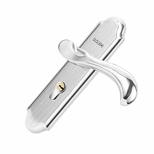Garosa Keyed Entry Door Lock, Stainless Steel Handle, Silent Design, Ideal for Bedrooms, Hotels, and Offices