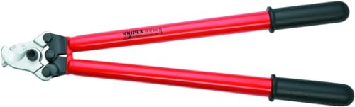 KNIPEX Kabelschere für Zweihandbedienung tauchisoliert, VDE-geprüft 600 mm, 95 27 600