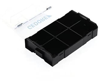 GEDORE 2950529 L-BOXX Mini, 260 x 155 x 63 mm, Fächer individuell anpassbar, Für Schrauben, Muttern und weitere Kleinteile verwendbar