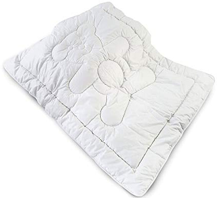 Merino Wool Bedding Merino Wolle Bettdecke Schurwolle Übergang Kinder bettdecke120 x 150 cm, Mittelschwer 4 tog,Warm, 100% Merino-Schurwolle 100% Baumwolle