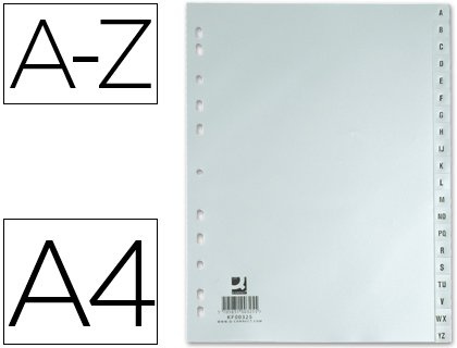 Q-Connect KF00325 alfabetiskt register, A4