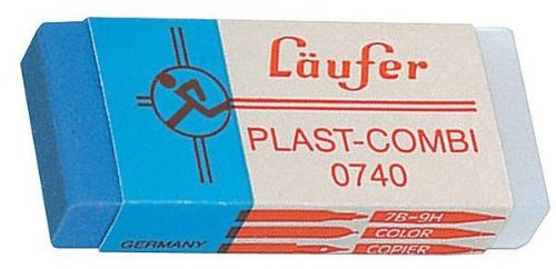 Läufer 12 Stück – Radiergummi Kunststoff Plast Combi (07400)
