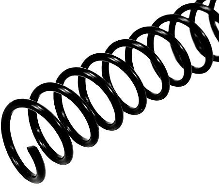 RAYSON Spiralbindung, 40 Blatt, 7,9 mm, 4:1 Teilung, A4, Schwarz, 100 Stück