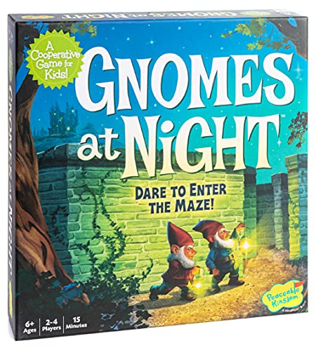 Peaceable Kingdom Gnomes at Night Game for Kids Age 6+