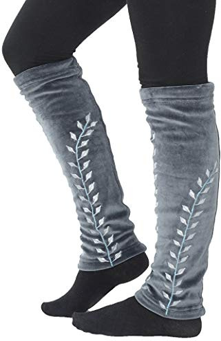 PUREWONDER Damen Stulpen Beinstulpen Samt Beinwärmer lw14