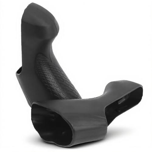 SALUTUYA Maniche per Bici, Copri Manico per Bici con Design a Manica Scorrevole Impermeabile, per Bicicletta da Strada ST4700 / 5800/6800 (Nero)