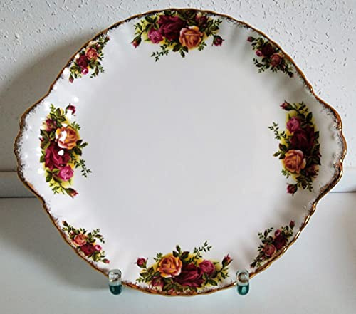 Rofu Royal Albert/Tortenplatte/Original/Old Country Roses/ca. 23 cm Action/Kik