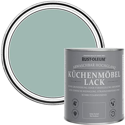 Rust-Oleum Blue Kitchen Cupboard Paint in Gloss Finish - Coastal Blue 750ml