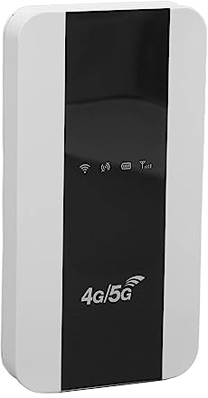 Freigeschalteter Mobiler WLAN Hotspot, 4G LTE Router mit SIM Kartensteckplatz, Bis zu 150 Mbit/s Download Geschwindigkeit, Bis zu 10 WLAN Verbindungsgeräte, 3000 mAh Akku, (EU-Version)