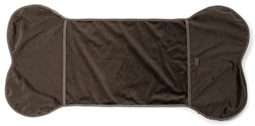 bo&flash Hundehandtuch Key West in Taupe 50 x 105 cm – super saugfähiges & kuscheliges Hunde Handtuch für Hunde jeder Größe – pflegeleichtes & schadstofffreies Handtuch für Hunde