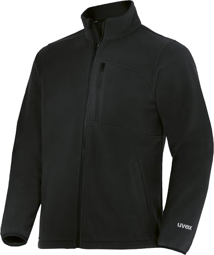 Uvex suXXeed Craft Fleecejacke - Herren Arbeitsjacke mit warmen Microfleece - Stehkragen & Reißverschluss - Größe XL