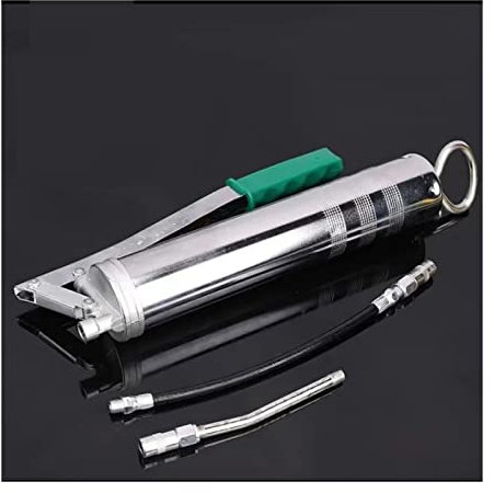 QIUYMGFG Graisseurs Graisse pneumatique 500cc pour Graisse de Pompe de compresseur pneumatique d'outil en Acier Lourd de Pistolet Buse de graissage(B)