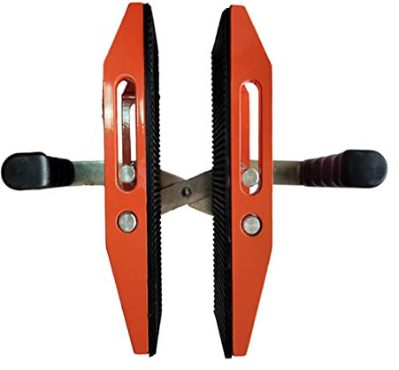 EDEDE Par de Abrazaderas de losa de Piedra con Doble Costura sin Costuras, Herramienta de elevación de Tijera de Granito for Granito, Piedra, mármol, losa para unir Costuras(1 pc)