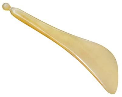 Augenstift aus Natürlichem Yak Horn, Sektorstil für Frauen | Leichtes Pflegezubehör, Flexibel und Tragbar, Spart Kraft bei Anwendung, Khaki, 1 Stück Zufällige Farbe