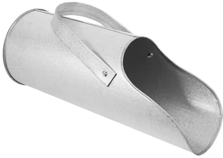 HOMSFOU Entonnoir Portable en Fer Argenté pour Béton, Outil à Béton Robuste Remplissage Secondaire Rapide sur Chantier