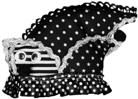 TrendandStylez Lustiger Minihut für Karneval & Fasching – Narrenkappe als Haarklammer mit Wackelaugen & Glitzer – Fascinator für Damen & Mädchen – Kostüm Zubehör in Rot, Blau, Pink, Schwarz