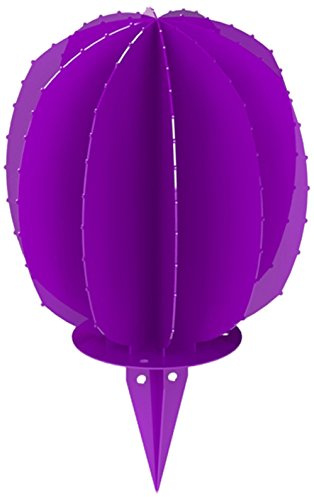Bourguignon CAC03BOU092VLET Cactus décoratif boule 9,2 cm Violet