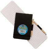 2 x Tiger 1 x A6 Polizei Stil Notizbuch + Bleistift liniert Blatt Reporter Notizblock um...