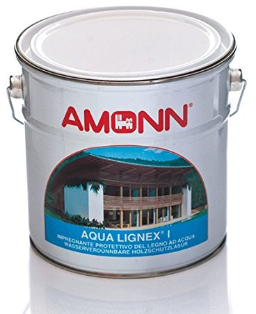 Impregnante protettivo ad acqua Amonn Aqua Lignex - Teak, 0,75 l