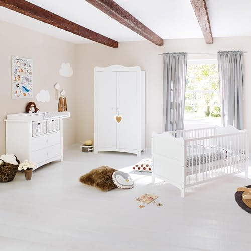 Pinolino 100023B Kinderzimmer 'Florentina' breit, weiß