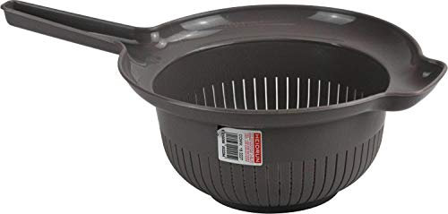 Sterling Ventures Deep Plastic Colander Food Strainer with Handle. Diameter 24cm (Talpa)
