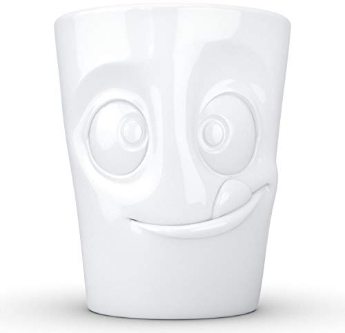 FIFTYEIGHT PRODUCTS Gobelet Lecker (porcelaine, 350 ml, blanc, fabriqué en Allemagne)