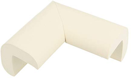Amig - Kantenschutz gepolstert | Exotisches Design | Praktische Funktion | Türöffner 30V | Tür Briefschlitz Abdeckung, Weiß, Größe 0, Polyvinylchlorid (PVC)
