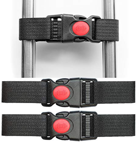 Vukgahao French Door Fridge Lock Multifunctional Baby Cabinet Lock for Refrigerators Cabinets RV Cable Tie Best Gifts for Child Safety Products Black 2 Pack