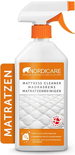 Nordicare Matratzenreiniger [500ml] Spray für Matratze und Bettwäsche, Matratzen Reinigungsmittel, Bettreiniger, Matratzen Reiniger Geruchsentferner