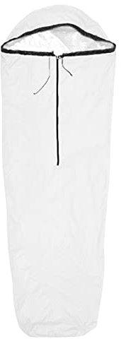 Notfall Schlafsack Biwaksack Mumienschlafsack für Outdoor Camping Survival Kits (Weiß)