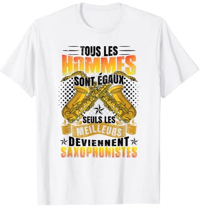 Saxophoniste Humour Saxophone Homme T-Shirt