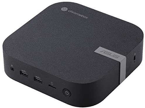 ASUS Mini PC CHROMEBOX5-S3006UN mit Intel Core i3-1220P – Leistungsstarker Desktop-PC für Büro & Schule – 8GB RAM, 128GB SSD, WiFi 6E, Chrome OS
