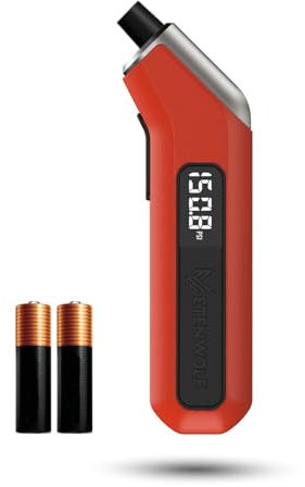 ETENWOLF Digital Tyre Pressure Gauge 3-200 PSI, Industrial Tyre Gauge Calibrated to ANSI B40.7 Grade 2A(±0.5%), Replaceable AAA Batteries