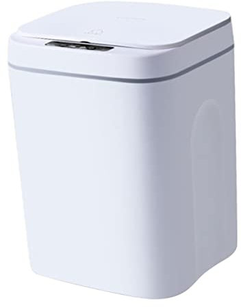 OFFSCH Cubo De Basura Con Sensor Inteligente Contenedor De Residuos Tapa Automática Almacenamiento De Basura