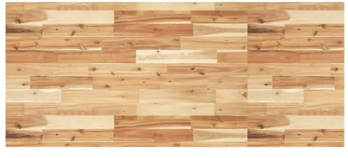 vidaXL Tischplatte, Holzplatte Rechteckig, Massivholzplatte für Schreibtisch Esstisch Couchtisch, Ersatztischplatte, 140x60x4cm Massivholz Akazie
