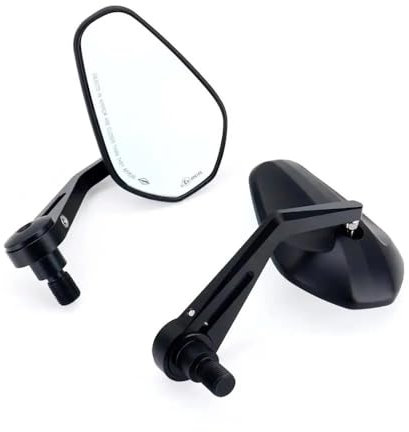 Rückspiegel Seitenspiegel Motorrad Rückspiegel Lenkerendenspiegel Seitenspiegel Für Ya&maha MT-07 MT-09 MT10 FZ1/FZS1000 FZ6 FZ6R XJ6 TMAX530 TMAX500