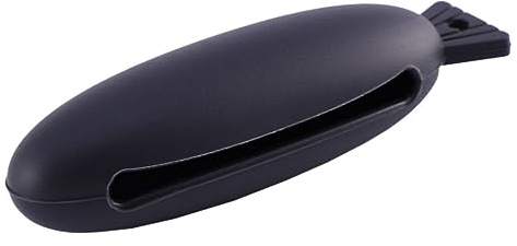 PACKOVE Tapones Oídos de Silicona Negra, Diseño Ergonómico, Lavables, Reducción de Ruido 23, para Dormir y Viajar, 1 Juego
