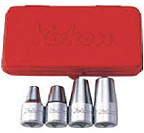 Ko-ken 4203MF 1/2 Sq. Dr. Stud Bolt Setter set M6-M12 Fine pitch thread 4 pieces