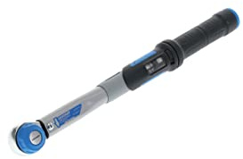 GEDORE Dremaster Drehmomentschlüssel, 1/2 Zoll, 20-100 Nm, Pilzkopf-Umsteckvierkant mit Kugelsicherung, Stahlrohr, Silber/Schwarz/Blau