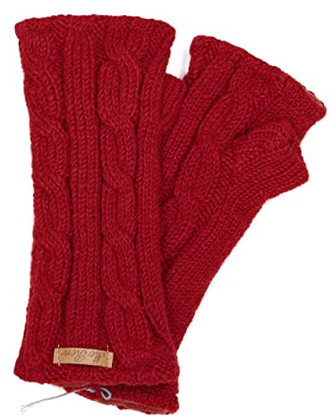 McRon Damen Gestrickte Pulswärmer Modell Emily