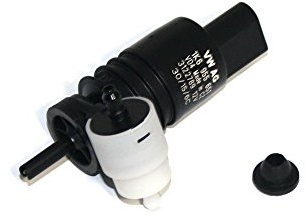 1K6955651 Pumpe Scheibenwaschanlage vorn Wasserpumpe Scheibenreinigung (mit Waschanlage für Heckscheibe)