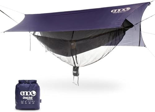 ENO, Eagles Nest Outfitters OneLink Shelter System mit Hängematte, Gurten, Insektennetz und Regenplane