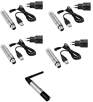 EUROLITE Set QuickDMX 1x Sender + 4x AKKU Empfänger
