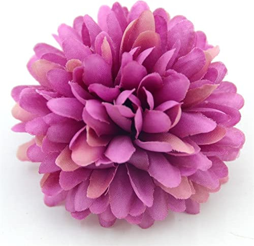 Equirider 20 Teile/los 7 cm Chrysantheme Silk Künstliche Blume Kopf Hortensie Blumen Home Hochzeit Dekoration Süßigkeit Geschenk Zubehör