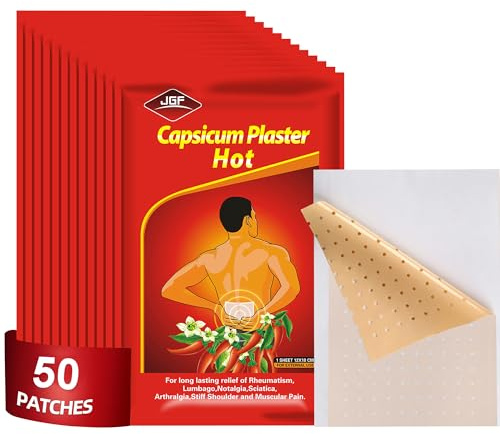 50 Count Capsaicin Patches,4.72x7.08 Hot Capsicum Patch