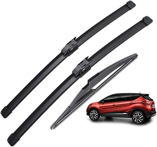 Auto-Windschutzscheiben-Scheibenwischerblätter für Renault Captur Kaptur 2016-2020 26+16+12, Scheibenwischer Zubehör