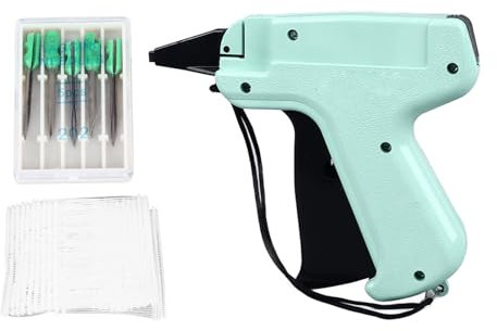 Pistola per Etichettare Vestiti, Kit Pistola per Etichettare Cartellini del Prezzo con Punte da 1000 Pezzi per Etichettatrice di Vestiti per Tessuti Normali, Pistole per
