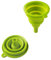 Collapsible Silicone Funnel, 4 Colours Silicone Folding Small for Liquid Powder Transfer, Kitchen Small Funnel.